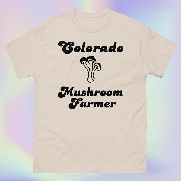 "Colorado Mushroom Farmer" Men's classic tee $23.99