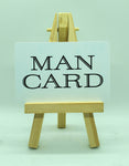 The Man Card $3.49 - Buy 2 get 1 FREE! Free Shipping #mancard #man #card