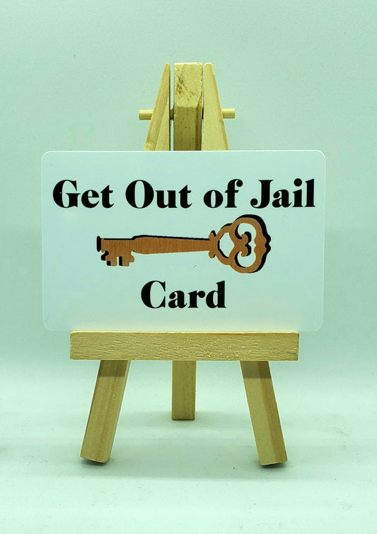 Get Out of Jail Card $3.49 - Buy 2 get 1 FREE! Free Shipping #getoutofjailcard