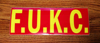 F.U.K.C. (F*** You Kansas City) Sticker $2.99
