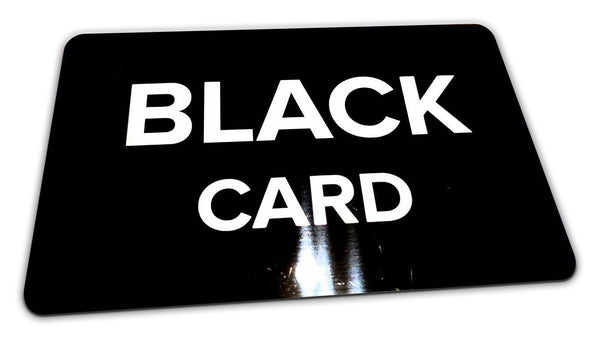 The Black Card $3.49 - Buy 2 get 1 FREE! Free Shipping #blackcard #black  #card