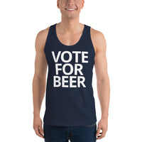 " VOTE FOR BEER " Classic tank top (unisex)