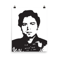 Serial Killer Ted Bundy Photo paper poster FREE SHIPPING
