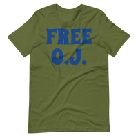 "FREE O.J."  Short Sleeve Jersey T-Shirt